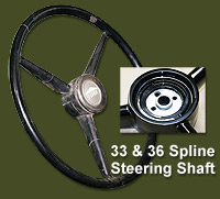33 spline steering wheel