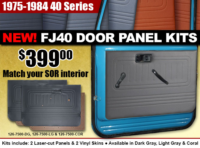 SOR FJ40 Door Panel Kit
