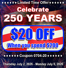$20 July 4th Coupon