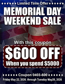 $600 Memorial Day Coupon