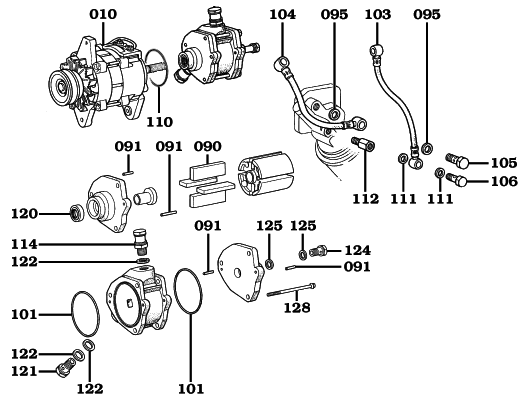 Land Cruiser Diesel Alternator Regulator Vacuum Pump