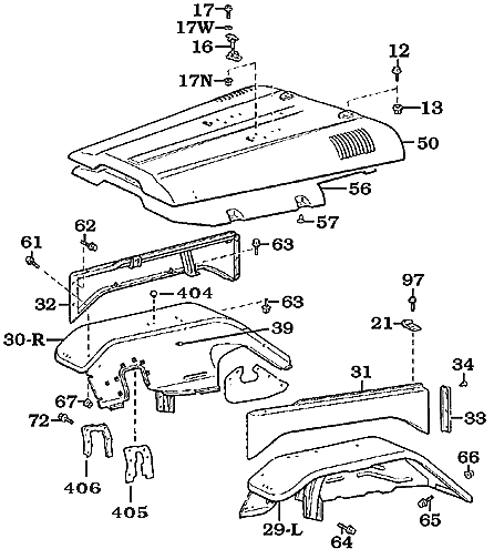 thumbnail image 2 of Genuine Toyota FJ40 FJ45 BJ40 BJ42 Fender-to-Hood Rubber Bumper Spacer – OEM 1976-1984 2 of 5