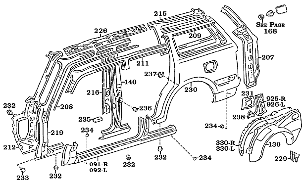 thumbnail image 2 of Genuine Toyota Land Cruiser FJ80 FZJ80 Door Belt Moulding Set – Front, Rear & Quarter Panels (6 Pieces) 2 of 4