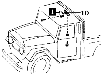thumbnail image 2 of Genuine Toyota Dome Light Assembly For Land Cruiser FJ40 FJ45 FJ55 (73-82) - OEM Part 81240-90300 2 of 6