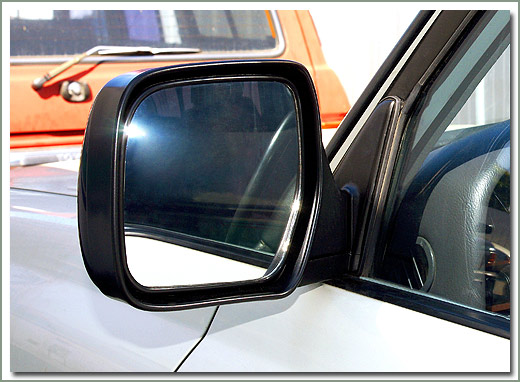 Genuine Toyota LandCruiser 80 Series Outer Rear View Door Mirrors - Pair LH RH